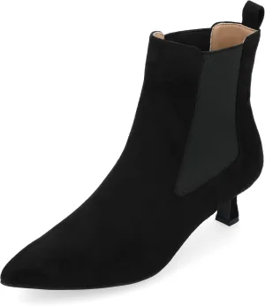 Journee Women's Comfort Foam Tenlee Booties Black, 6