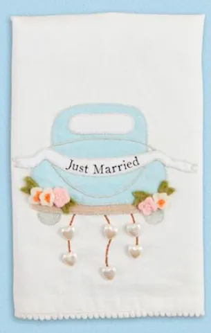 Just Married Hand Towel