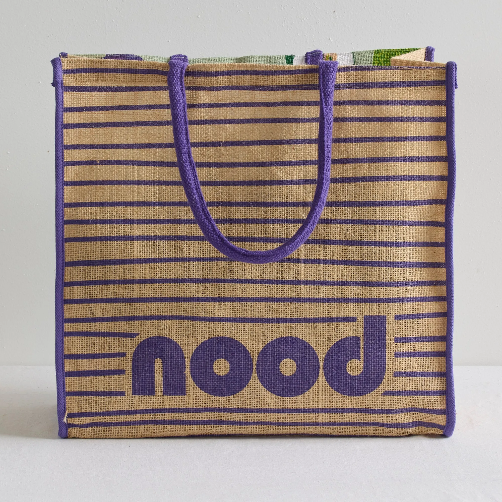Jute Bag - Fruit & Veggies - Large