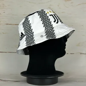 Juventus 2022-2023 Upcycled Home Shirt Bucket Hat *9