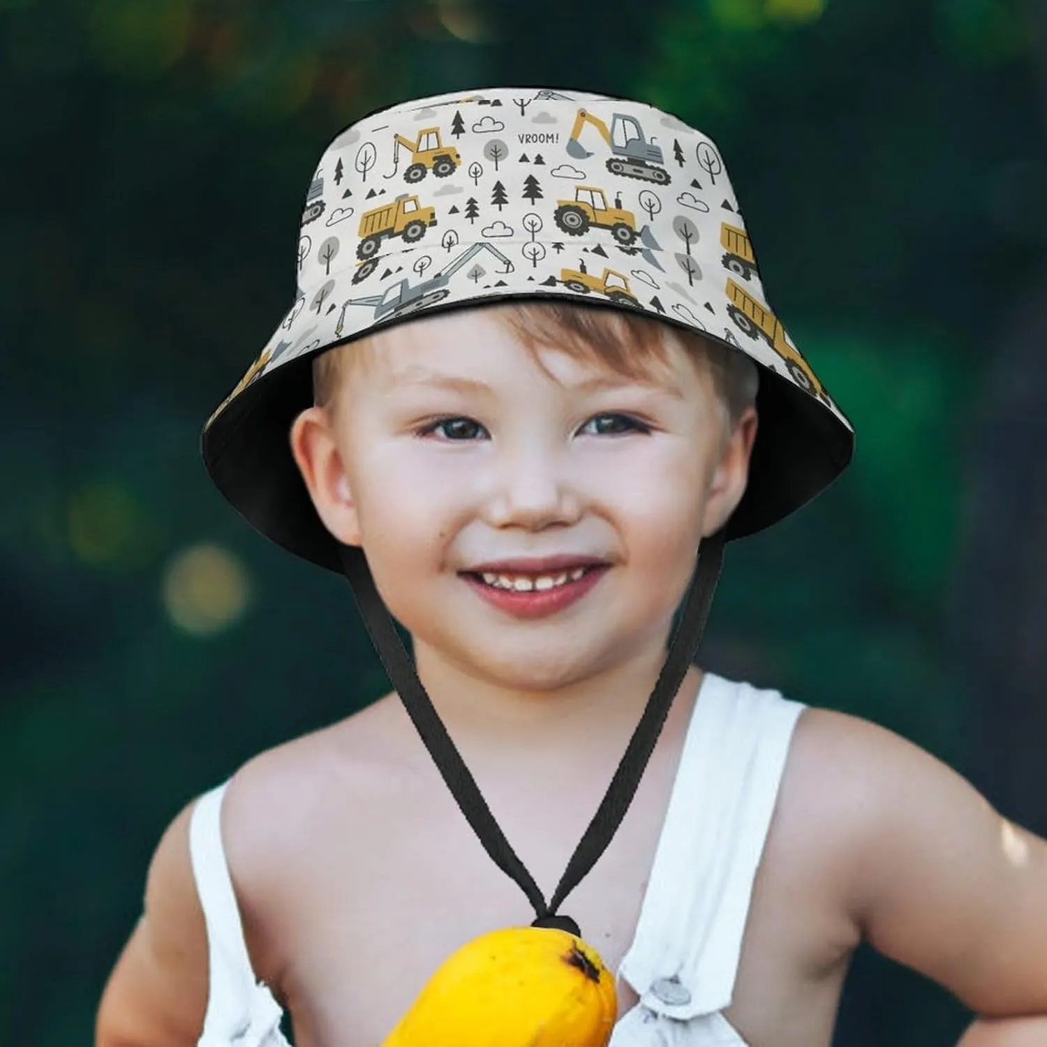 Kids Hats Mermaid Boys Girls Summer Bucket Travel Beach Sun Hat Cap Wide Brim for Toddler Children