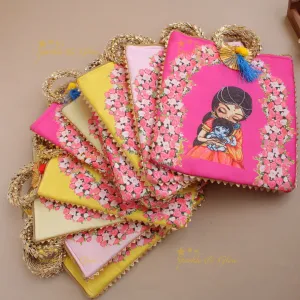 Krishna Yashodha 8.5" Printed Bag