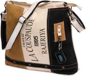 La Couspaude Canvas Hand Bag Upcycled Canvas & Crossbody Bag for Women