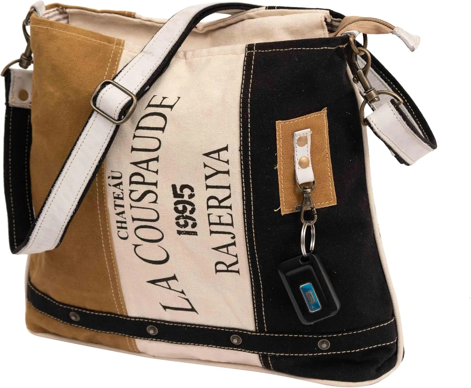 La Couspaude Canvas Hand Bag Upcycled Canvas & Crossbody Bag for Women