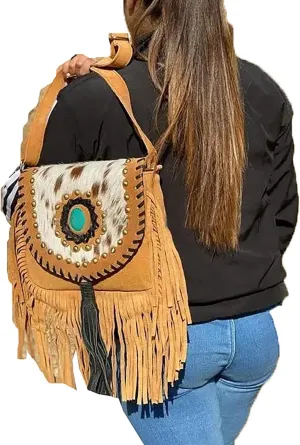 Ladies Jacket Handmade Western Suede Leather Cow-Lady Women Fringe Jacket Coats