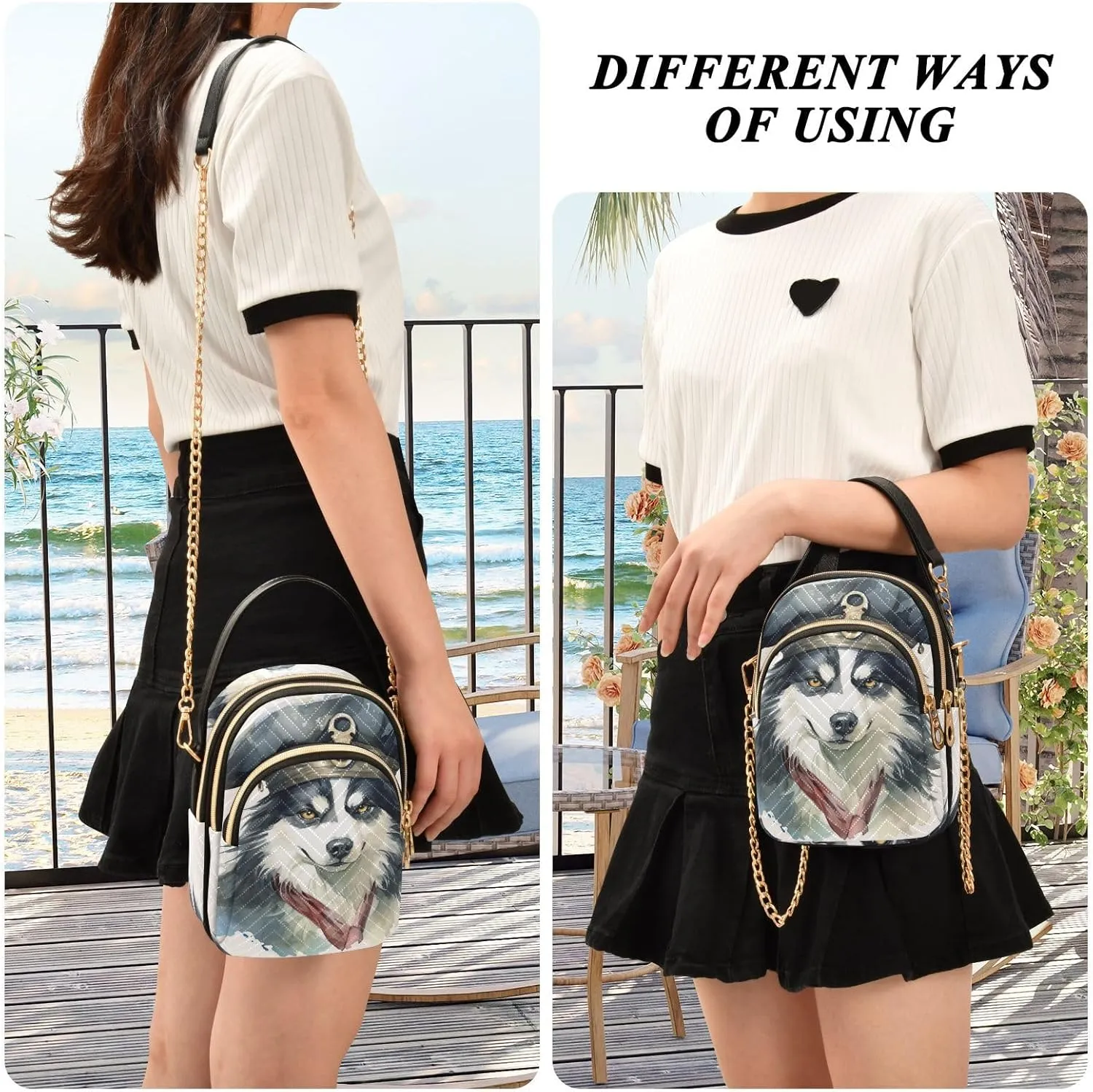 Ladybug Animals Parrten Women's Crossbody Bag, Ladies Sling Bag Crossbody, Stylish Crossbody Bags for Travel