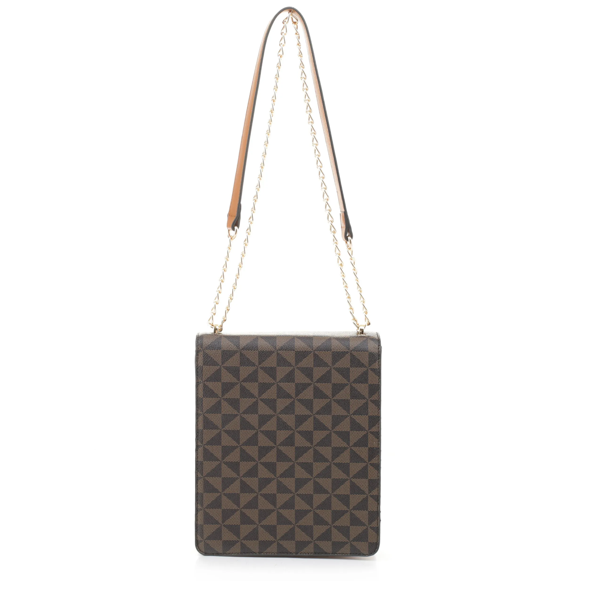 Lainey Geometric Monogrammed Crossbody