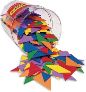 Learning Resources Classpack Tangrams, Set of 30 (210 pcs), 6 assorted Colors