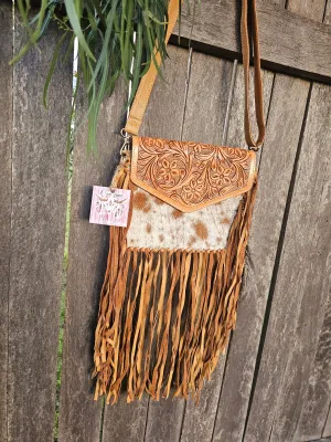 Leather & Hide Fringe Bag
