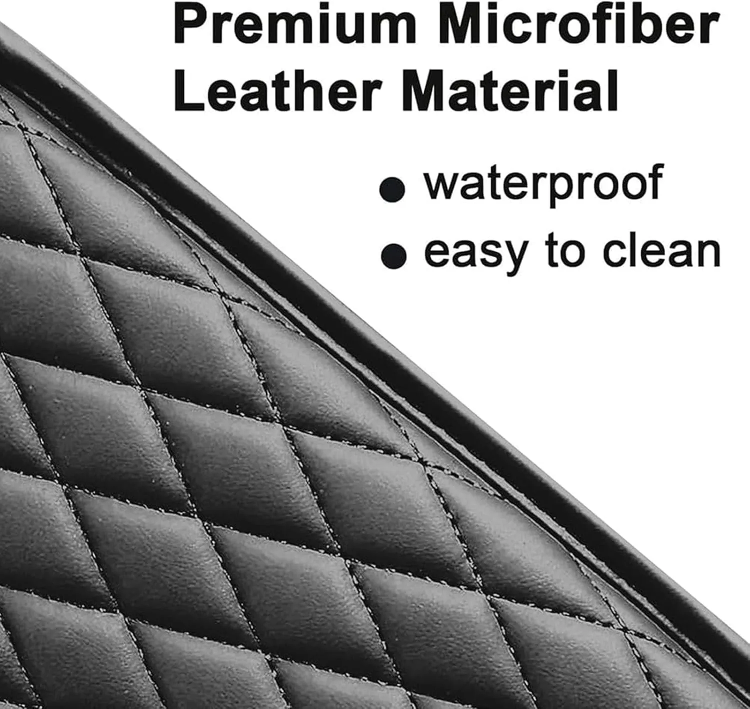 Leather Car Center Console Cover for Toyota Tundra 2007-2023, Universal Car Armrest Cover Protector 2 Storage Bags Waterproof Anti Scratch Interior Accessories, Brown