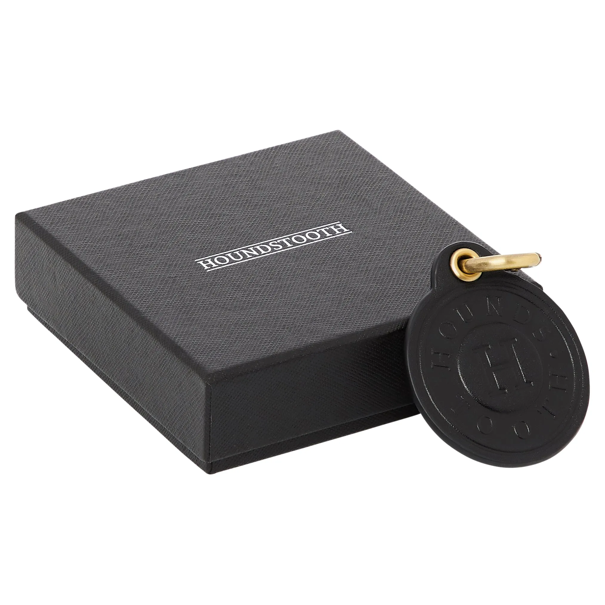 Leather Dog Tag - CREAM