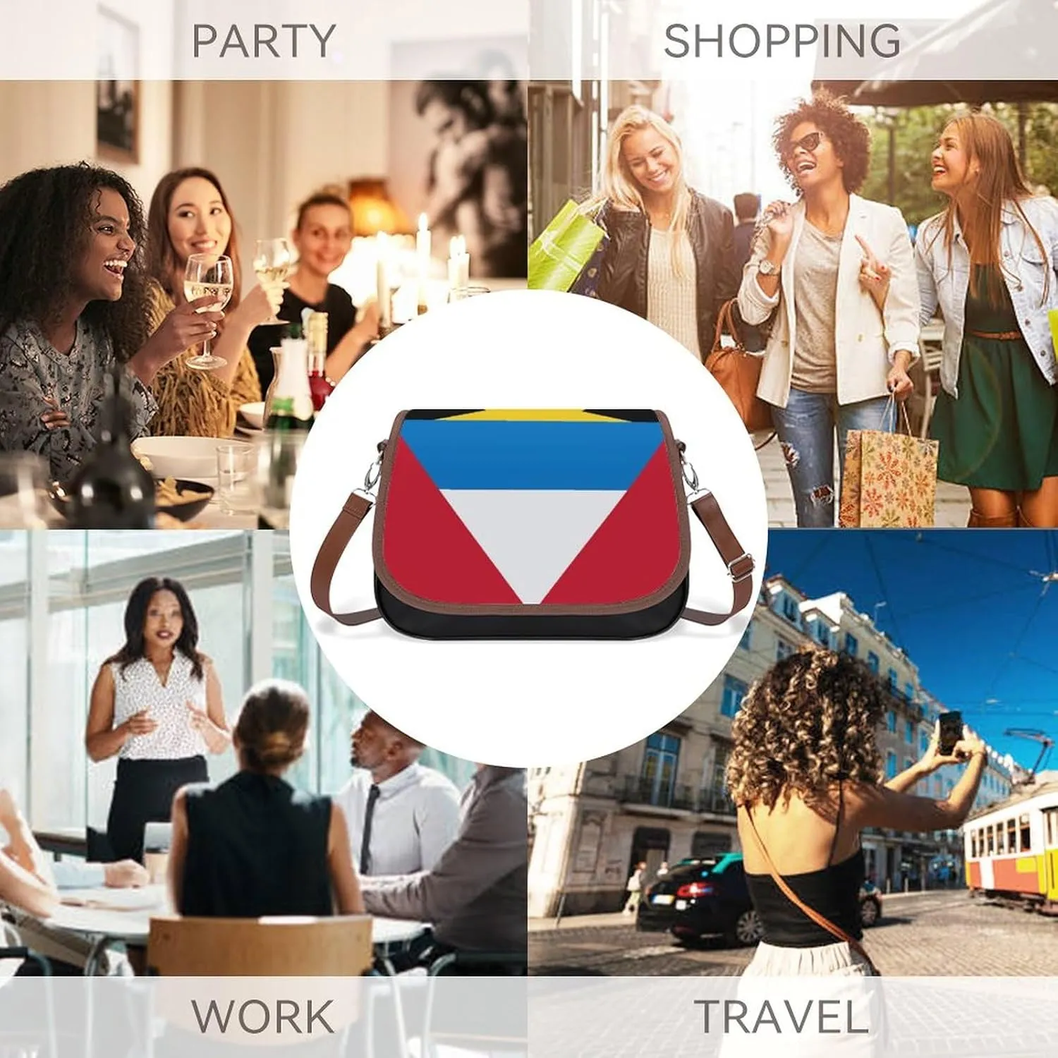 Leather Hobo Bag Crossbody Purses Handbags Shoulder Bags with Adjustable Strap