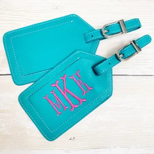 Leather Luggage Tag - 7 Colors