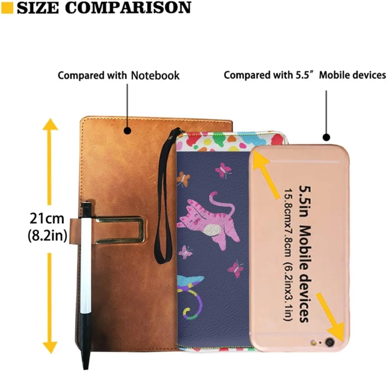 Leather Purses 2Pcs, Fashion Shoulder Bag with Belt Wallet Set of 2 Lightweight & Portable for Independence Day