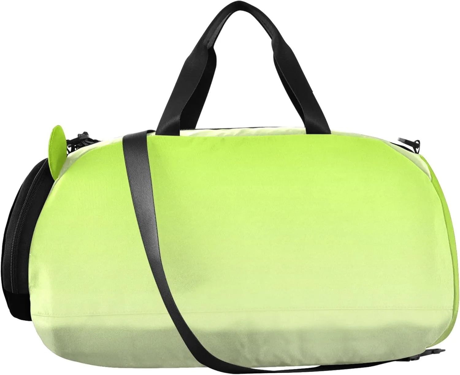 Lemon Green Snow White Gradient Girls Duffle Bags for Travel Overnight Weekender Duffel Gym Kids Luggage Carry on Duffel Bag for Boys