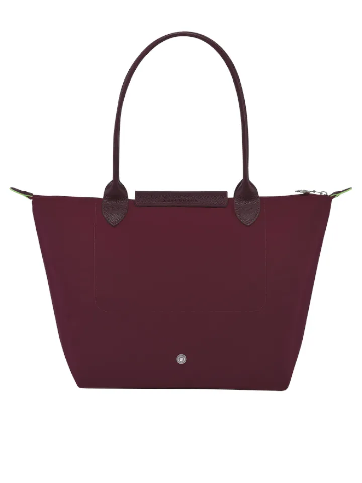 Longchamp Le Pliage Green Medium Shoulder Bag Bordeaux