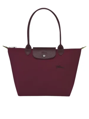Longchamp Le Pliage Green Medium Shoulder Bag Bordeaux