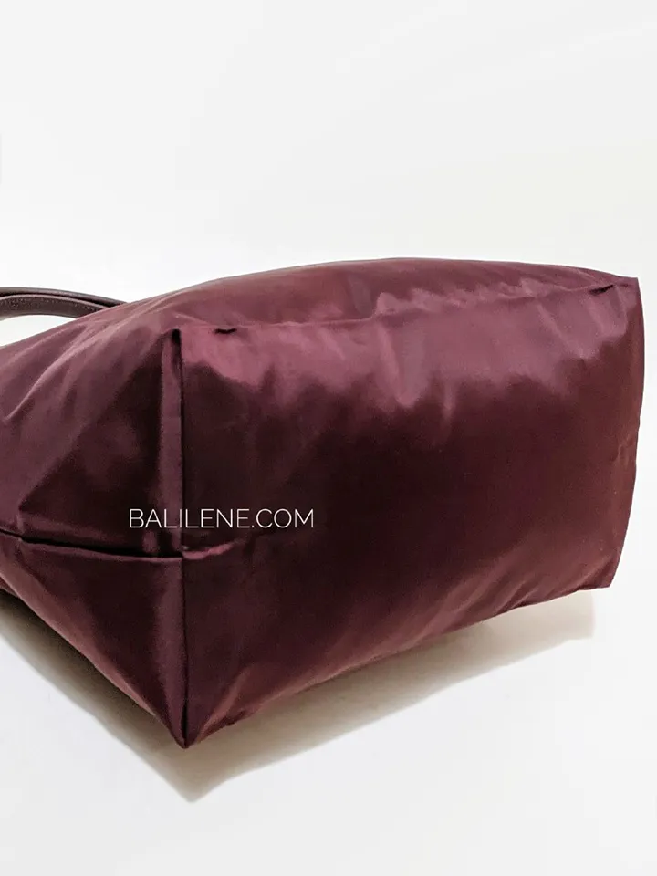 Longchamp Le Pliage Green Medium Shoulder Bag Bordeaux
