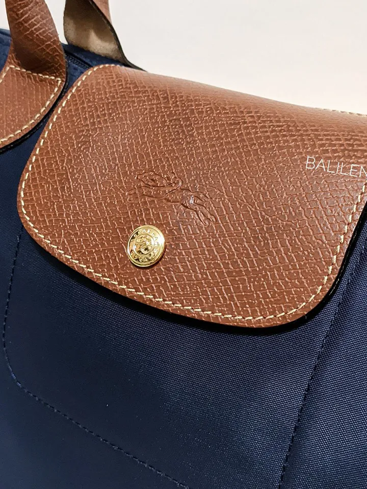 Longchamp Le Pliage Original Medium Shoulder Bag Navy
