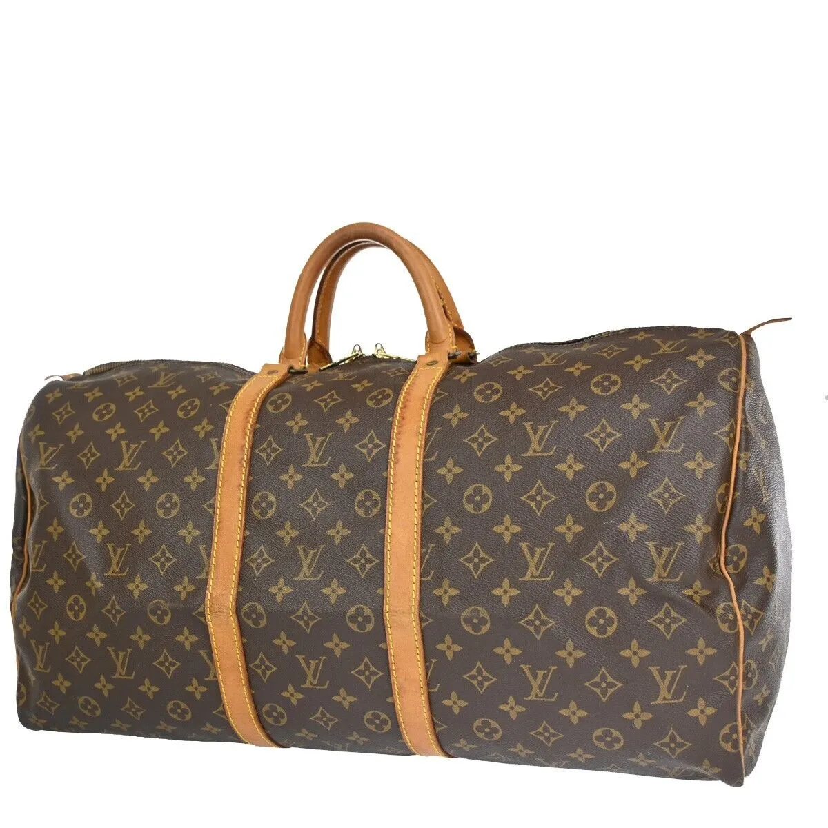 Louis Vuitton Keepall 55  Canvas Travel Bag ()