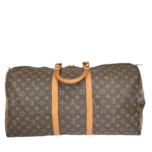 Louis Vuitton Keepall 55  Canvas Travel Bag ()