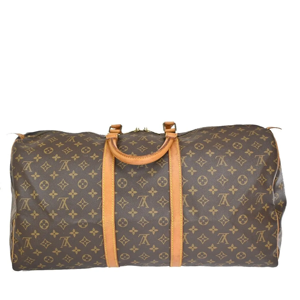 Louis Vuitton Keepall 55  Canvas Travel Bag ()
