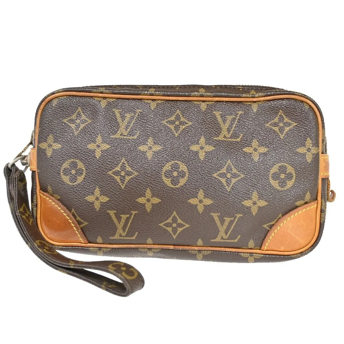 Louis Vuitton Marly Dragonne  Canvas Clutch Bag ()