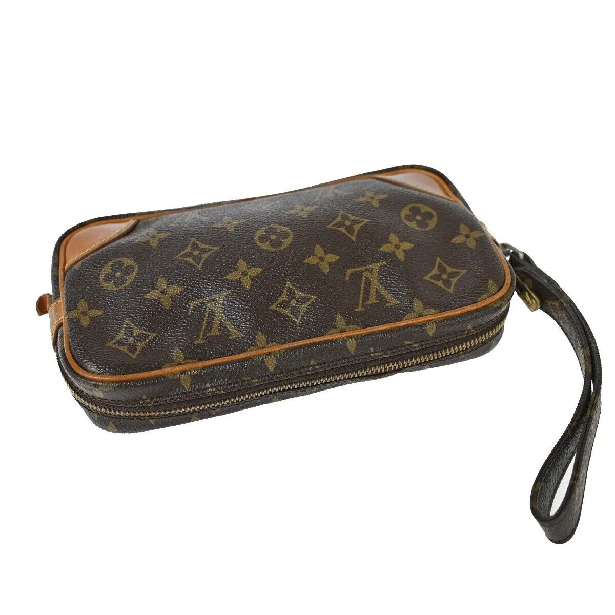 Louis Vuitton Marly Dragonne  Canvas Clutch Bag ()