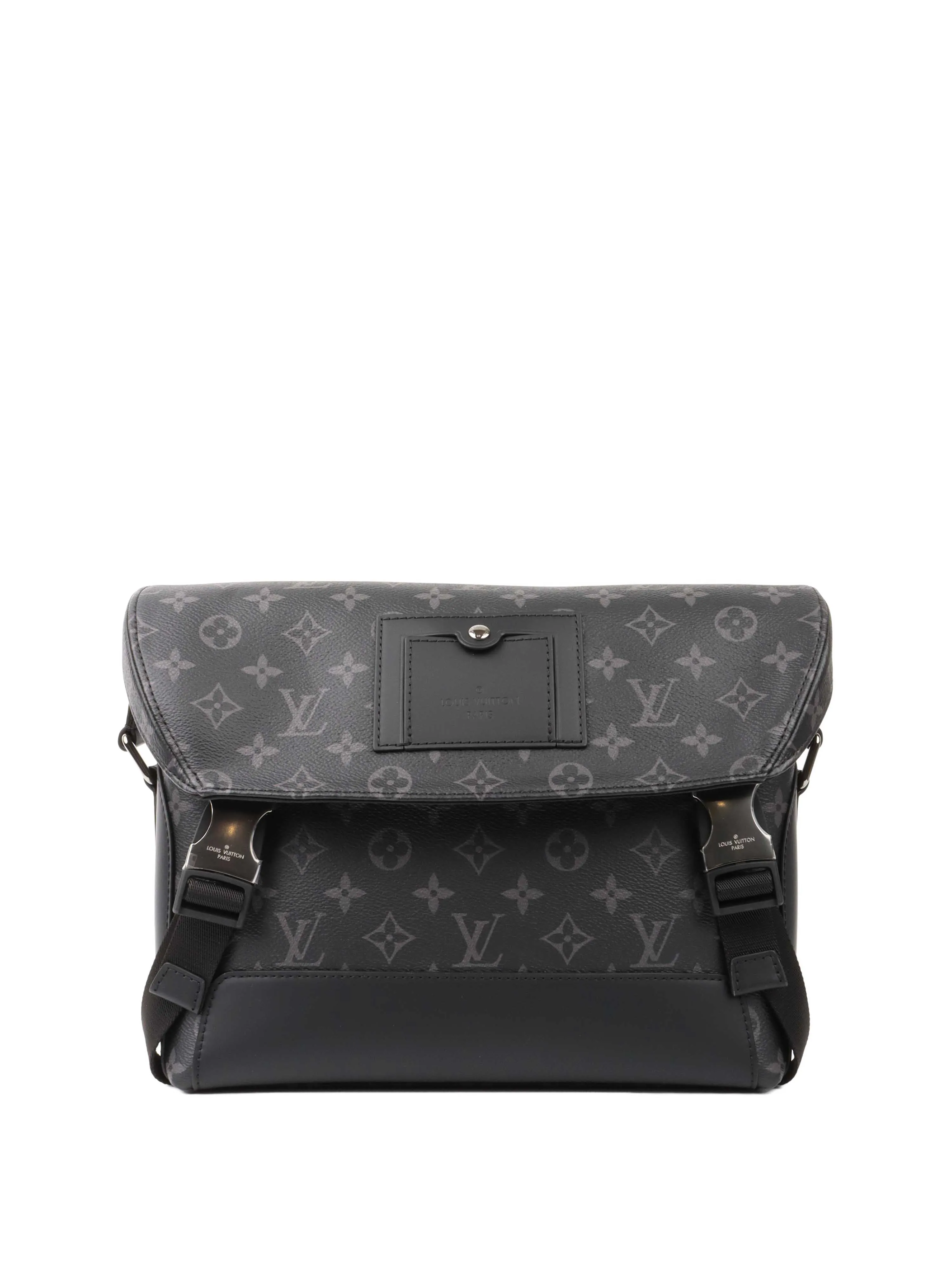 Louis Vuitton Monogram Eclipse Canvas Messenger PM Voyager.