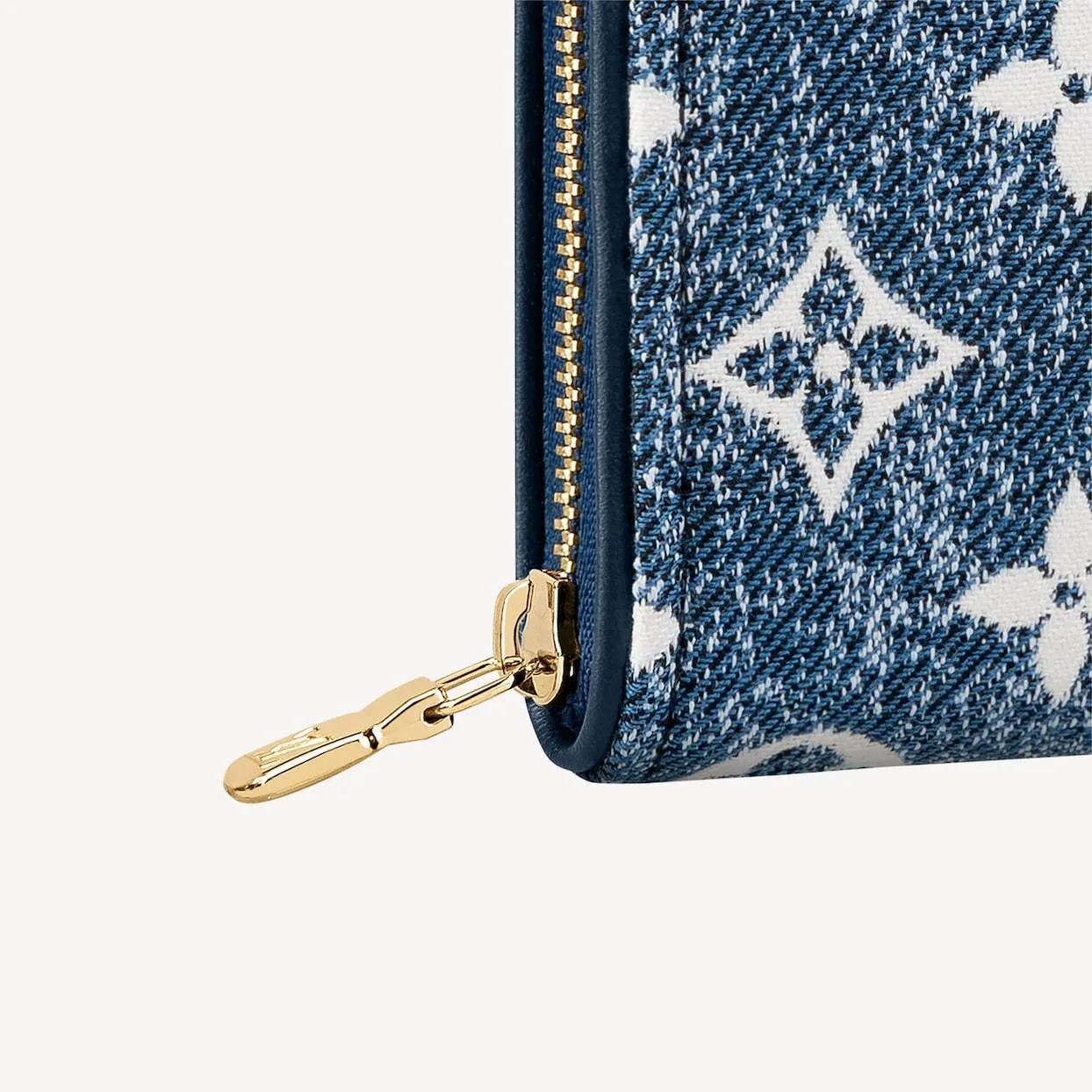 LOUIS VUITTON MONOGRAM JACQUARD DENIM ZIPPY WALLET