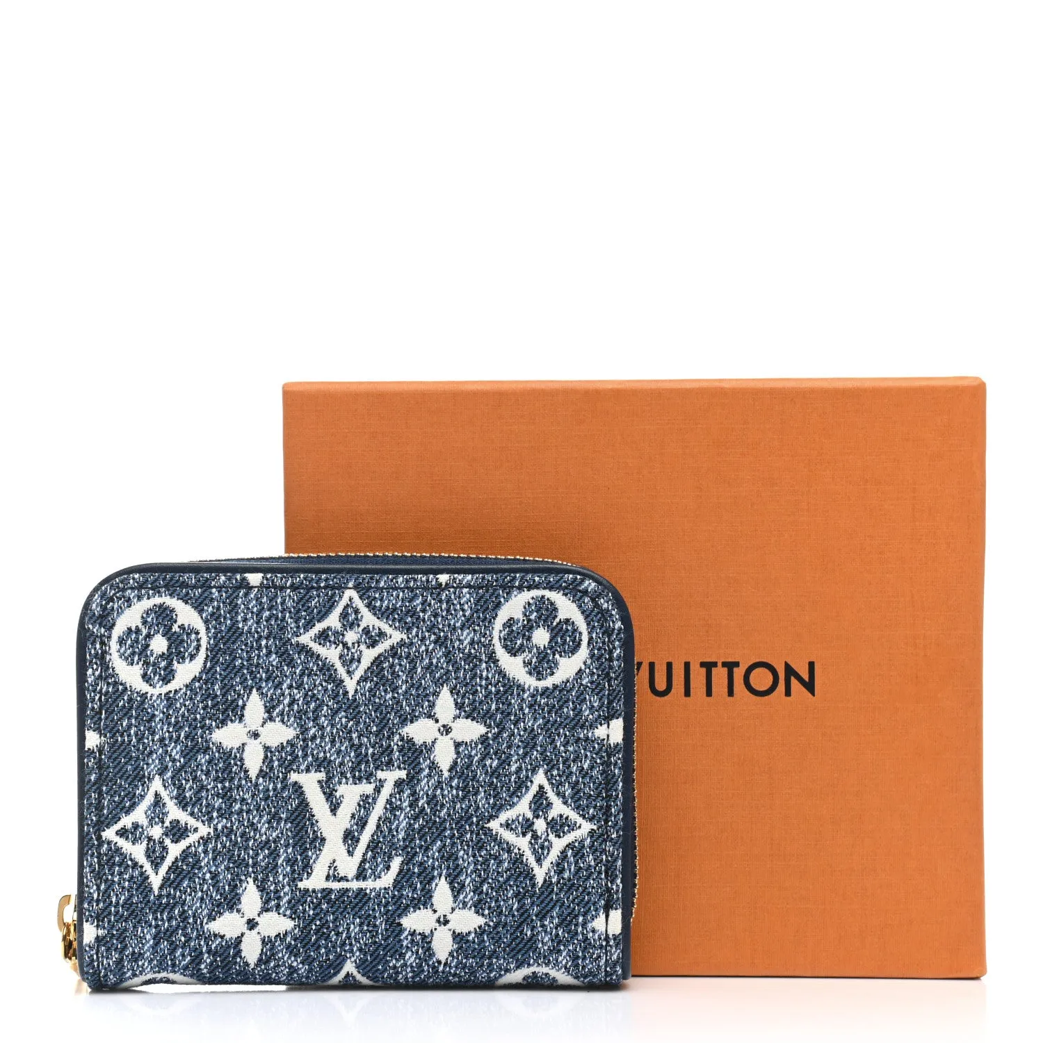 LOUIS VUITTON MONOGRAM JACQUARD DENIM ZIPPY WALLET