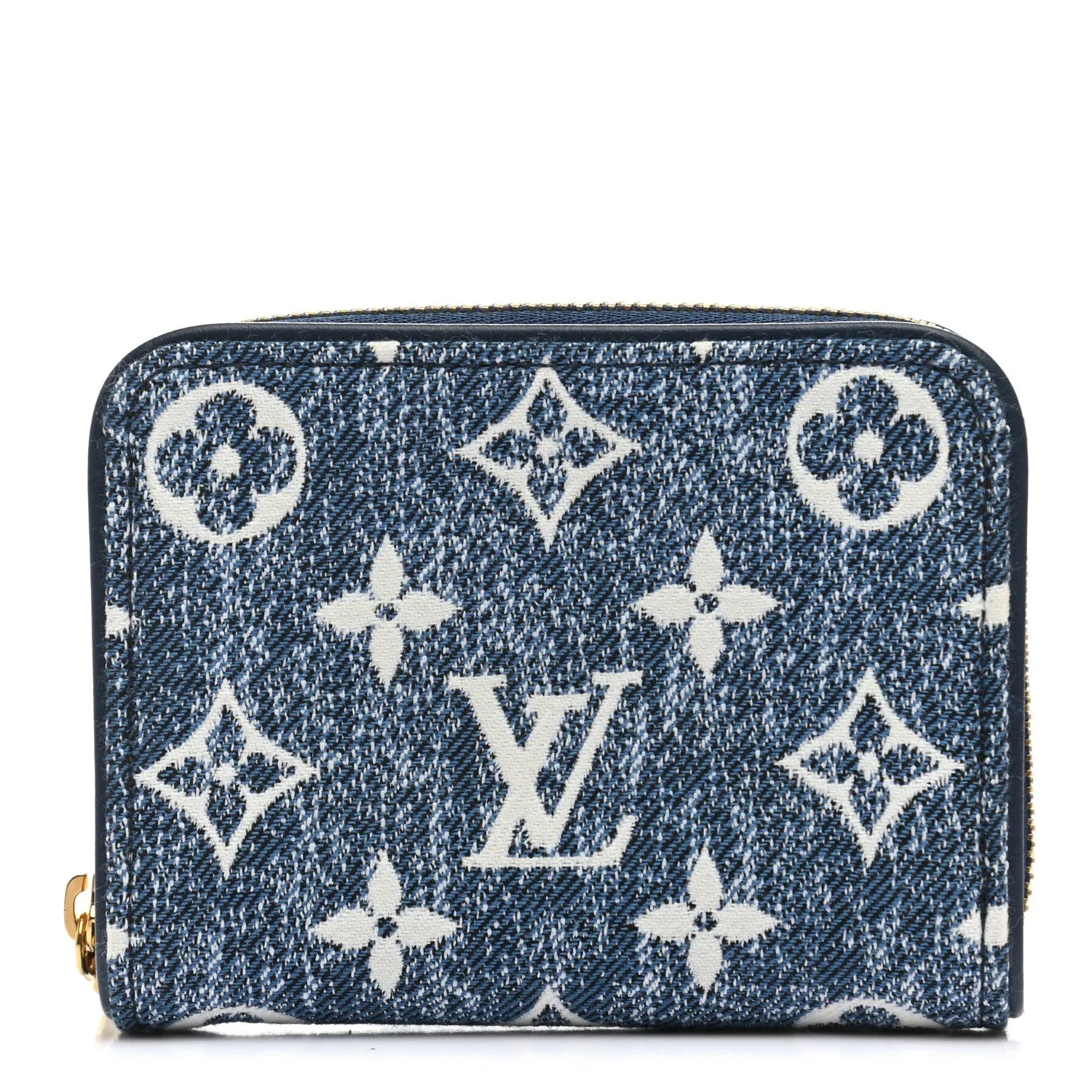 LOUIS VUITTON MONOGRAM JACQUARD DENIM ZIPPY WALLET