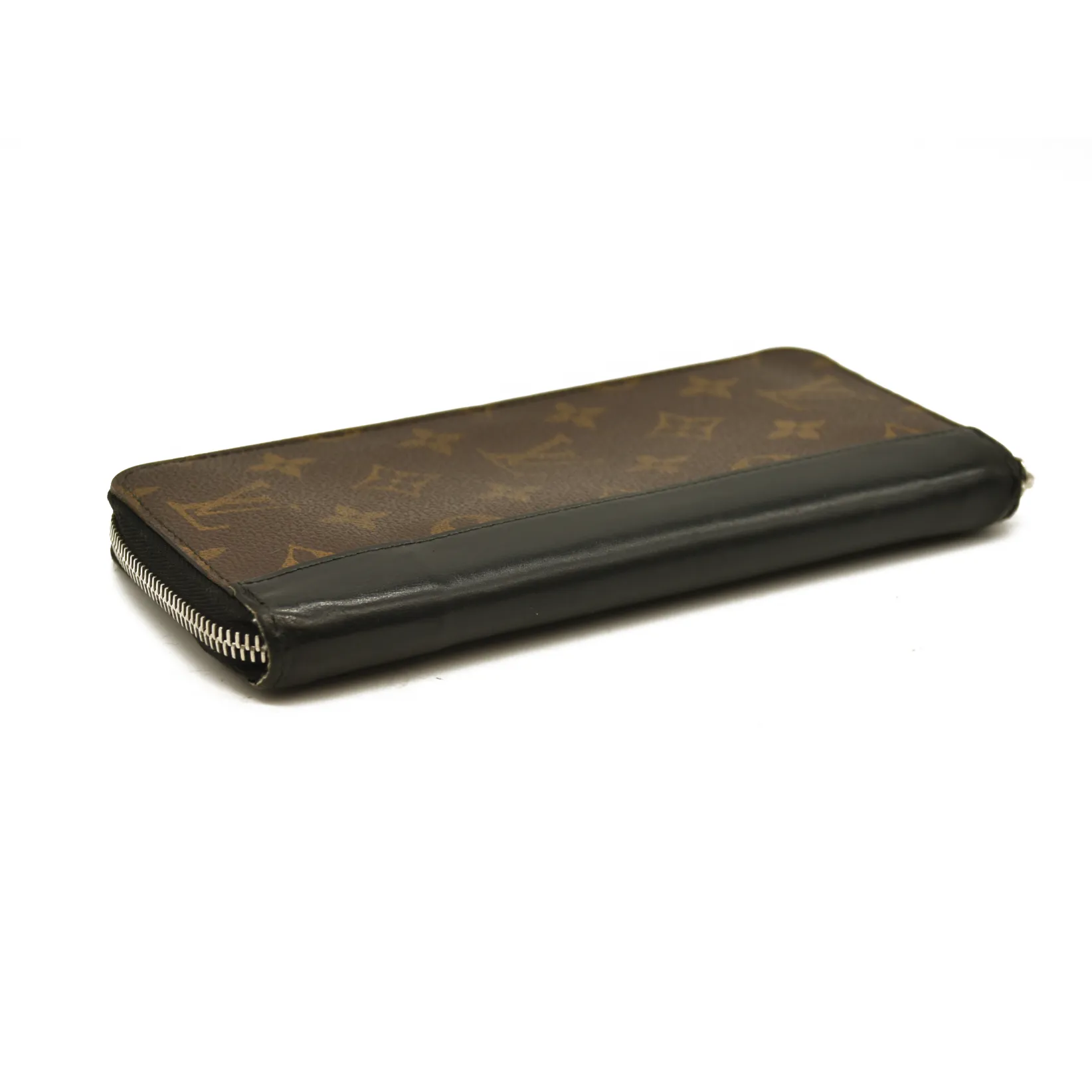 Louis Vuitton  Monogram Macassar Vertical Zippy Wallet