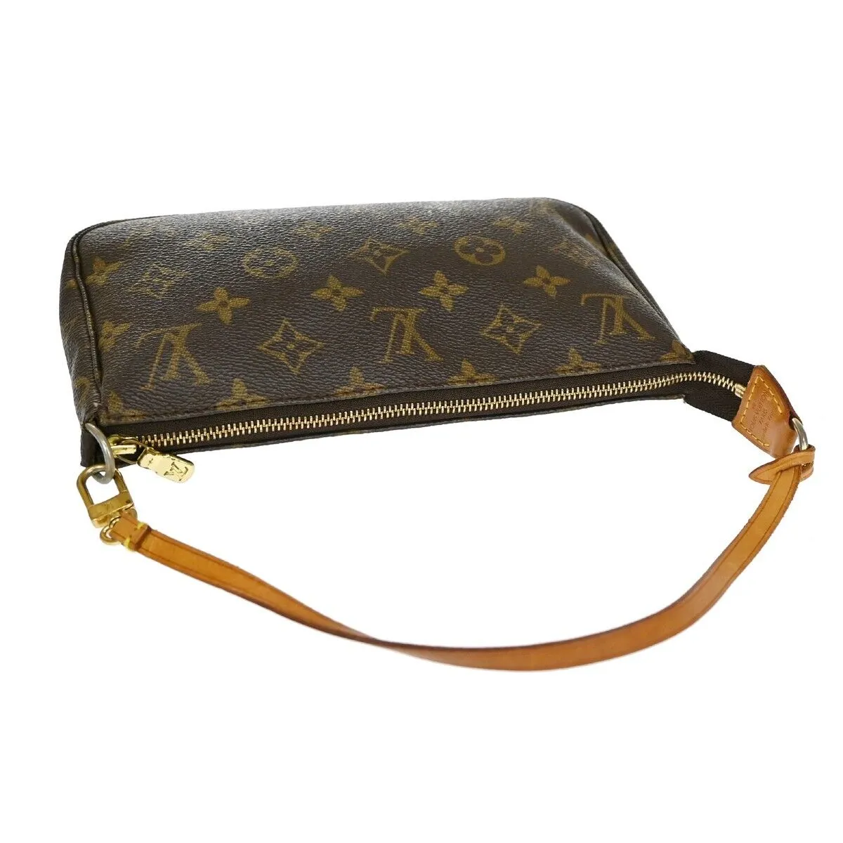 Louis Vuitton Pochette Accessoires  Canvas Clutch Bag