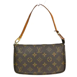 Louis Vuitton Pochette Accessoires  Canvas Clutch Bag