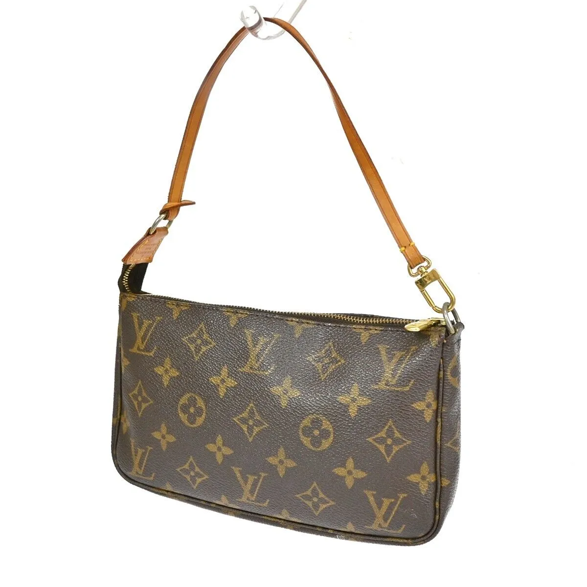 Louis Vuitton Pochette Accessoires  Canvas Clutch Bag