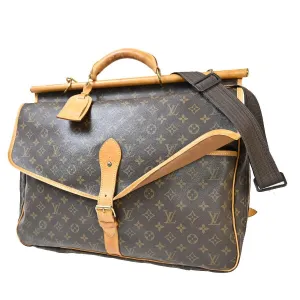 Louis Vuitton Sac Chasse  Canvas Shoulder Bag ()