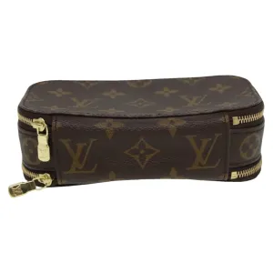 Louis Vuitton Trousse Brush Pm  Canvas Clutch Bag