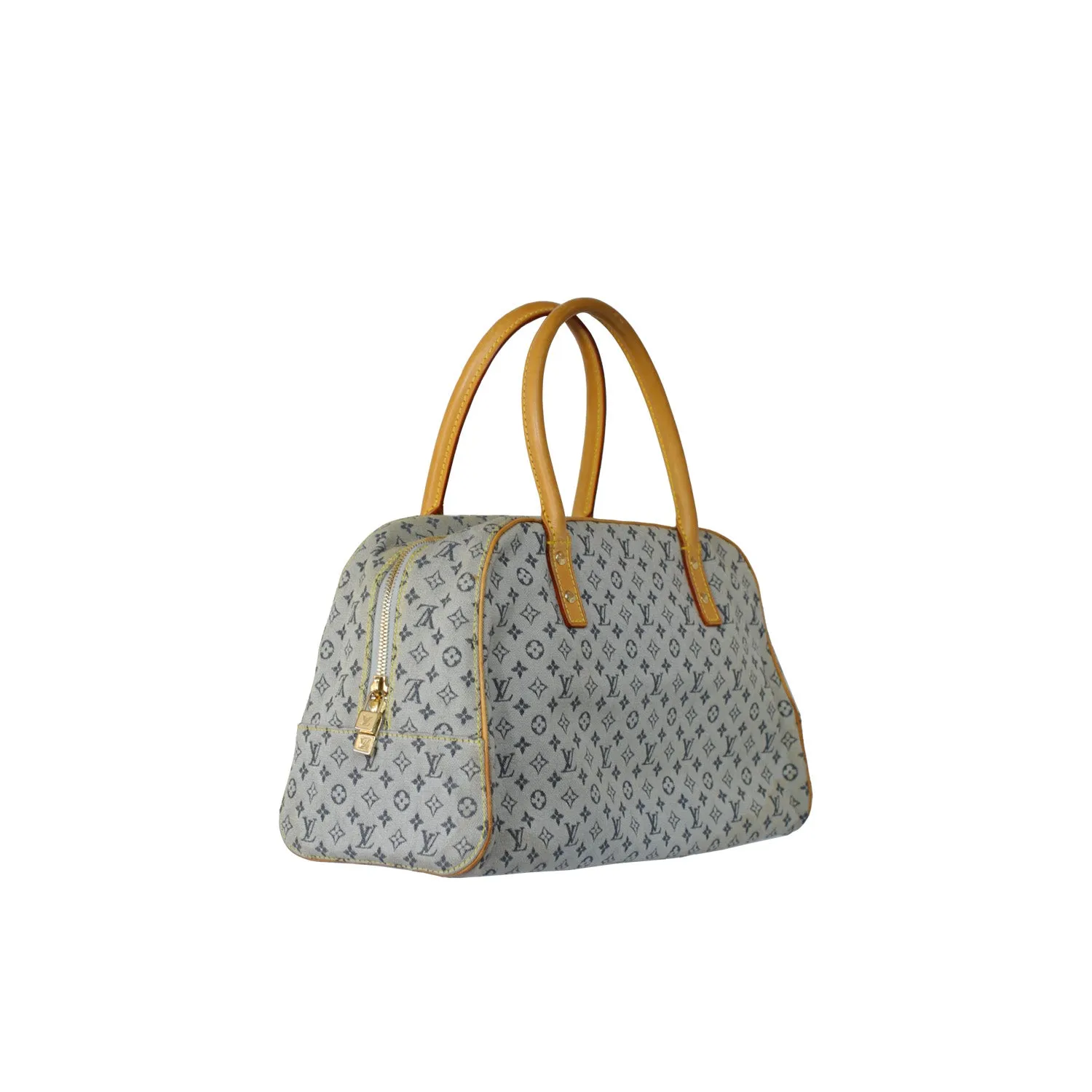 Louis Vuitton Vintage Lin Marie Denim Bag in Blue Monogram and Gold Hardware