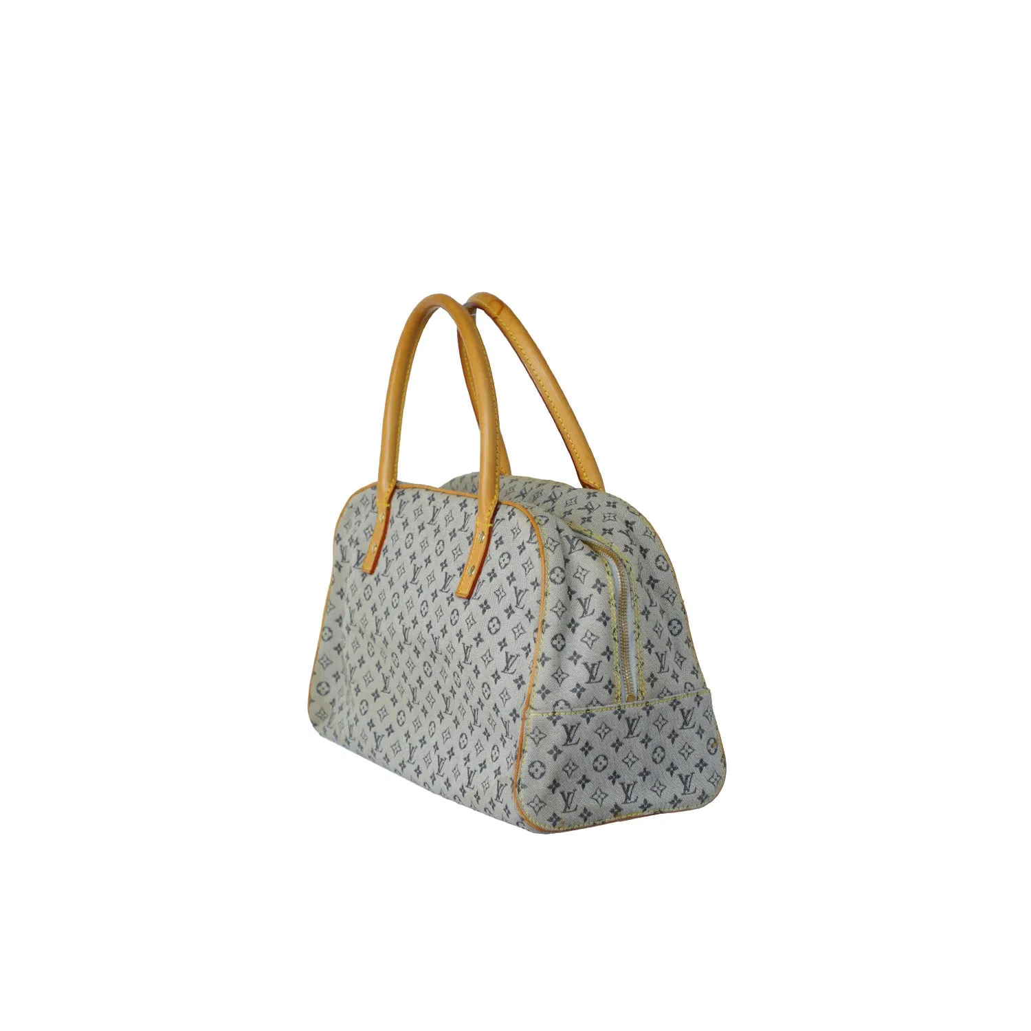 Louis Vuitton Vintage Lin Marie Denim Bag in Blue Monogram and Gold Hardware