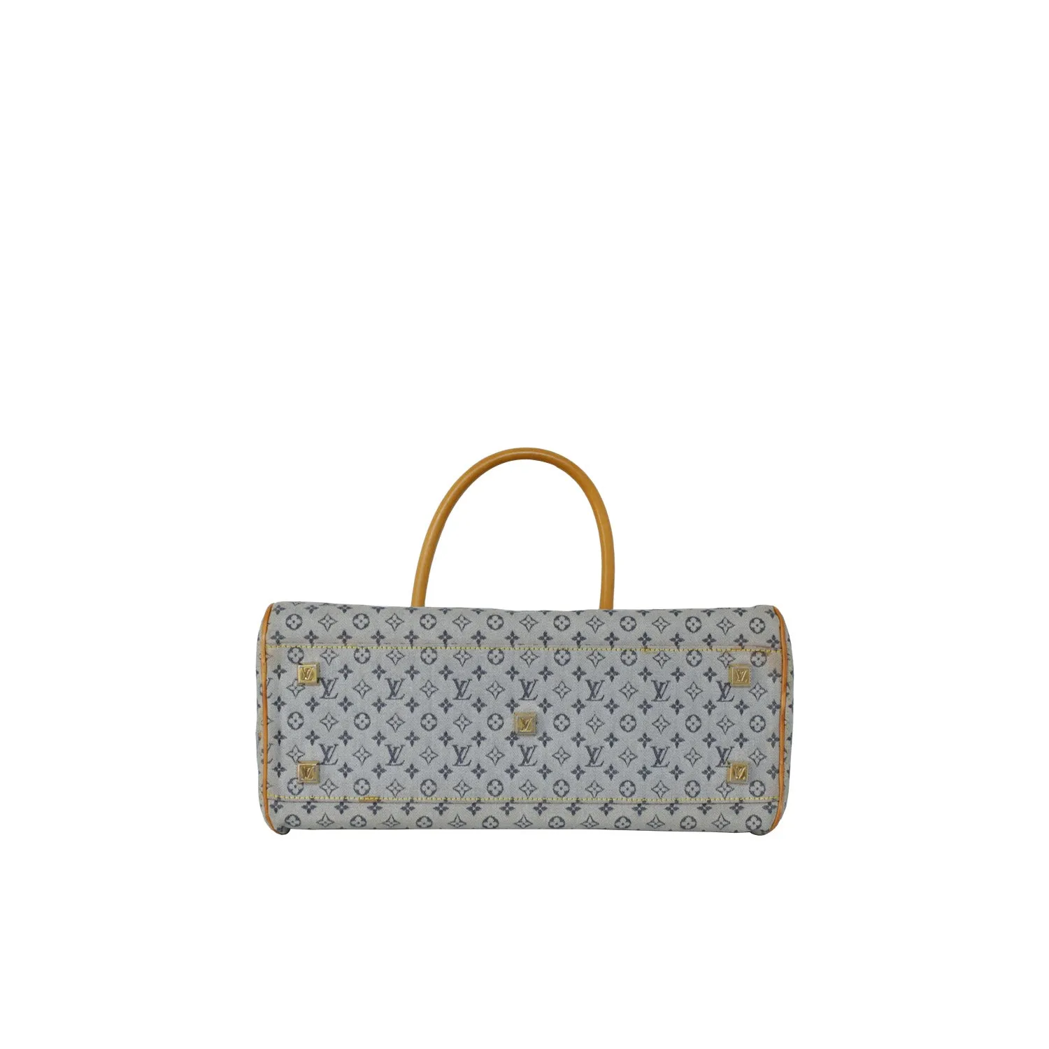 Louis Vuitton Vintage Lin Marie Denim Bag in Blue Monogram and Gold Hardware