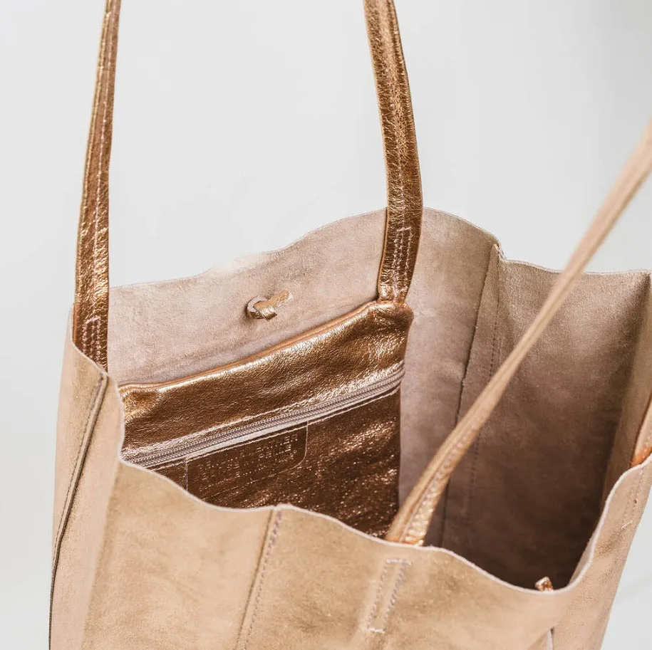 Maison Fanli Large Leather Tote Bag