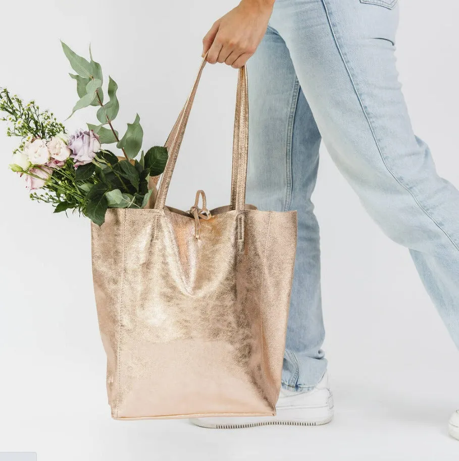 Maison Fanli Large Leather Tote Bag
