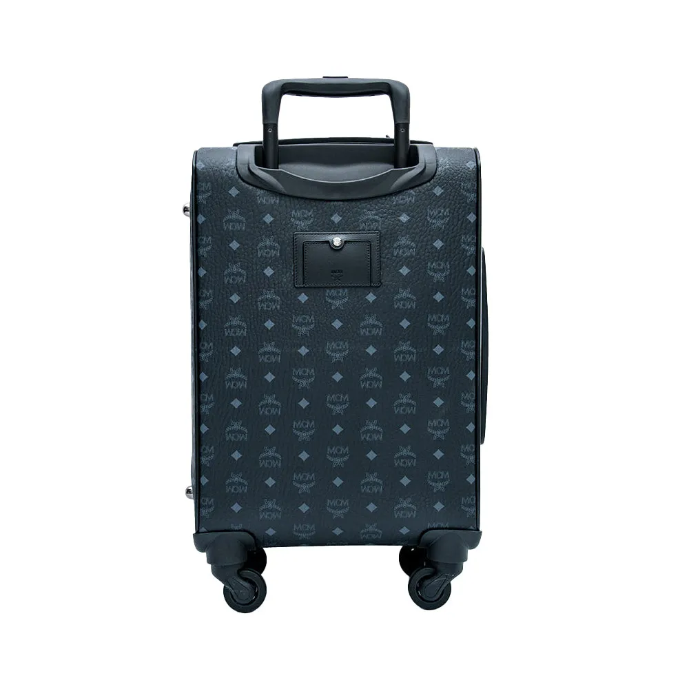 MCM Traveller Visetos Cabin Trolley Black Small