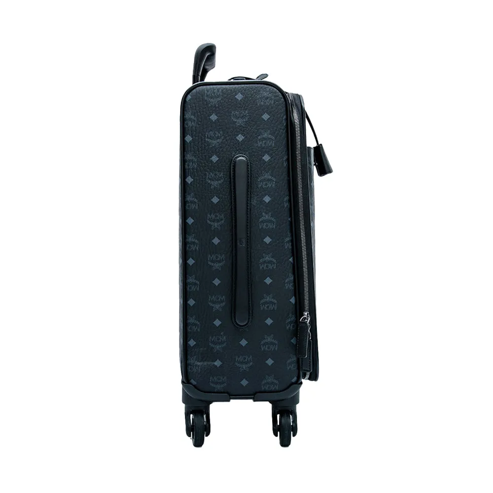 MCM Traveller Visetos Cabin Trolley Black Small