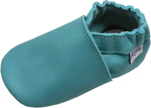 Mejale Baby Leather Shoes Infant Toddler Soft Sole Moccasins Shoes Boys Girls Pre-Walkers