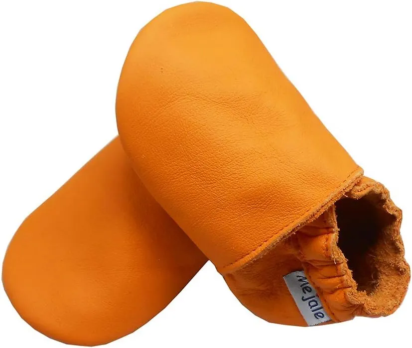 Mejale Baby Leather Shoes Infant Toddler Soft Sole Moccasins Shoes Boys Girls Pre-Walkers