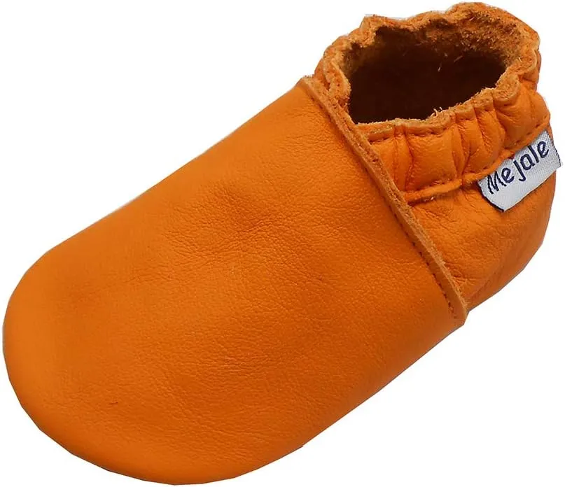 Mejale Baby Leather Shoes Infant Toddler Soft Sole Moccasins Shoes Boys Girls Pre-Walkers