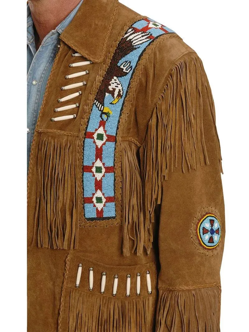 Men Suede Leather Jacket