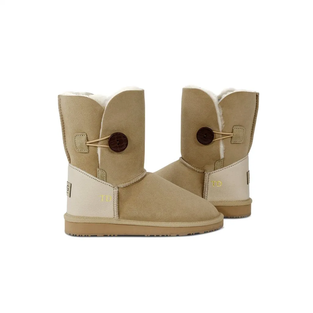 Men's Burleigh Button Mid Monogram